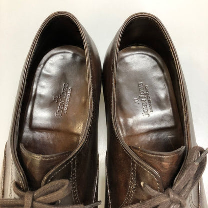 ジョンロブ フィリップII パンチドキャップトゥ カーフ ブラウン UK6.5 JOHN LOBB ビジネスシューズ 約25.5cm【LA】【中古】