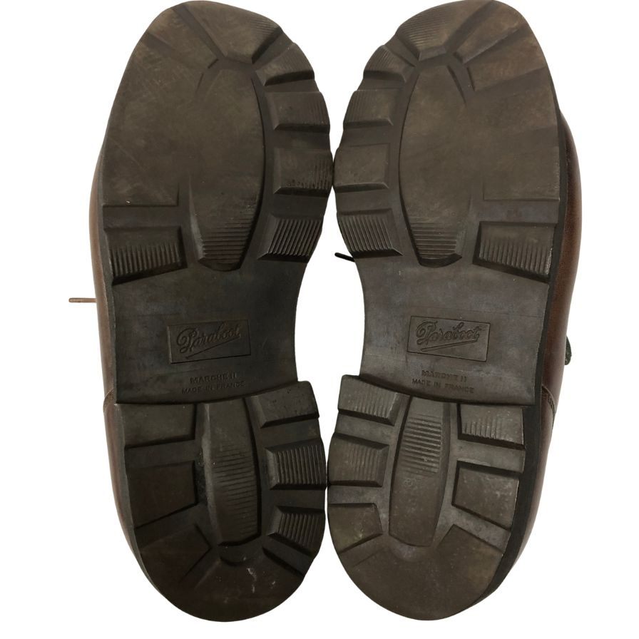 パラブーツ レザーシューズ ミカエル チロリアン リスレザー サイズ40 メンズ マロン PARABOOT MICHAEL2 約24.5cm【AFC17】