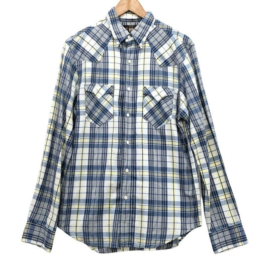 美品◆ダブルアールエル チェックシャツ ワンスター メンズ サイズS RALPH LAUREN RRL 【AFB9】