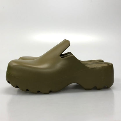 ボッテガヴェネタ サンダル フラッシュ スリッパ ラバー グリーン系 メンズ サイズ43 BOTTEGA VENETA 約28.0cm【AFD14】