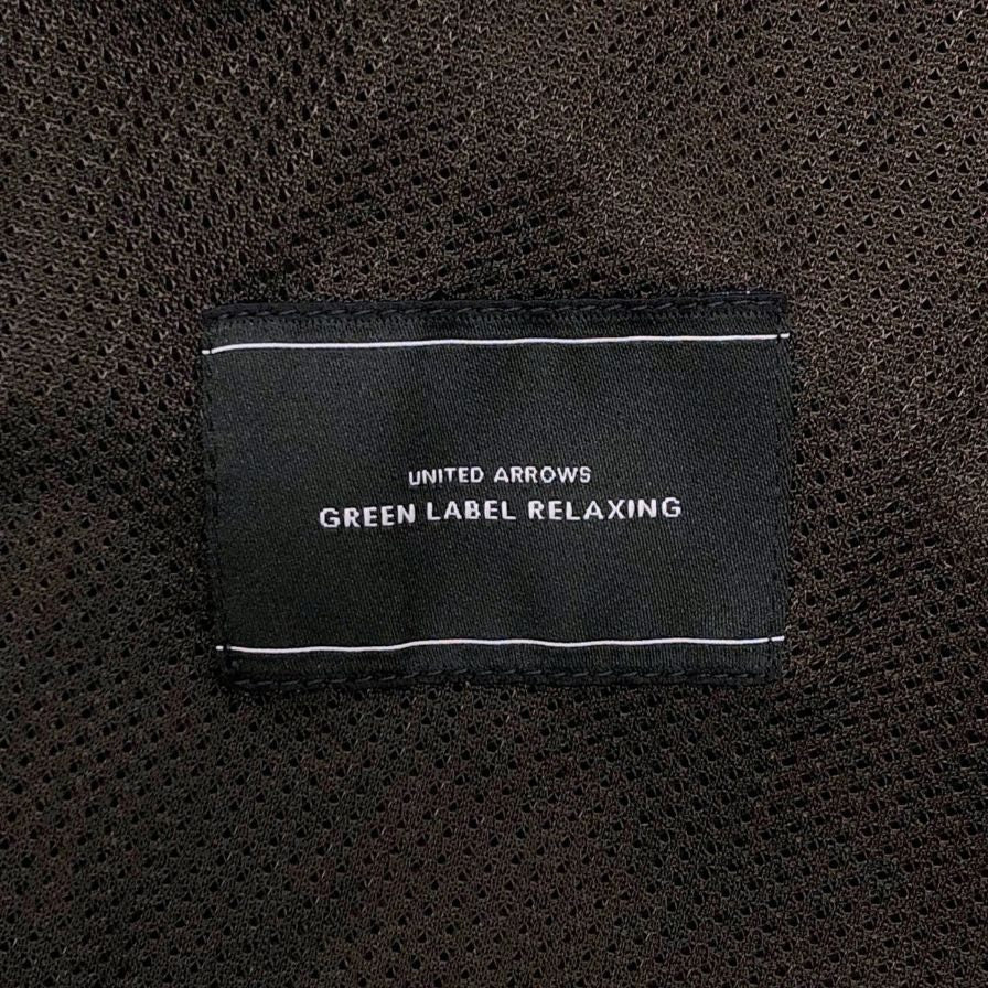 美品◆ユナイテッドアローズグリーンレーベルリラクシング テーラードジャケット 2B ブラウン メンズ サイズM UNITED ARROWS green label relaxing 【AFB39】