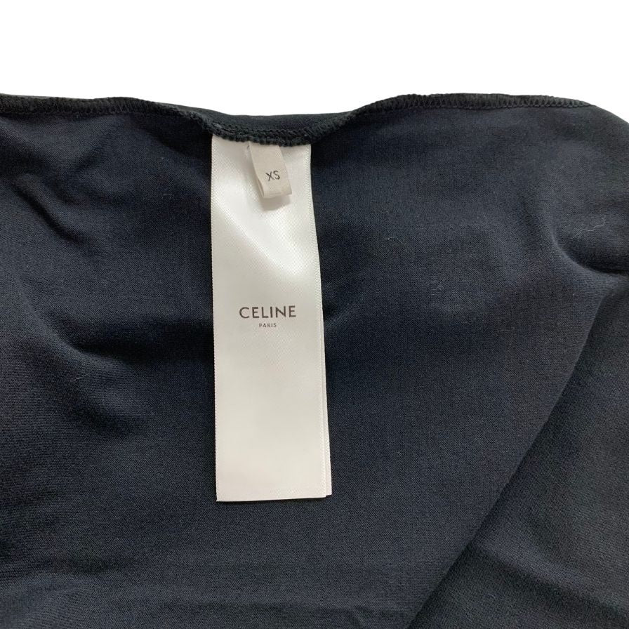 極美品◇セリーヌ トリオンフ ルーズTシャツ エディ期 ブラック