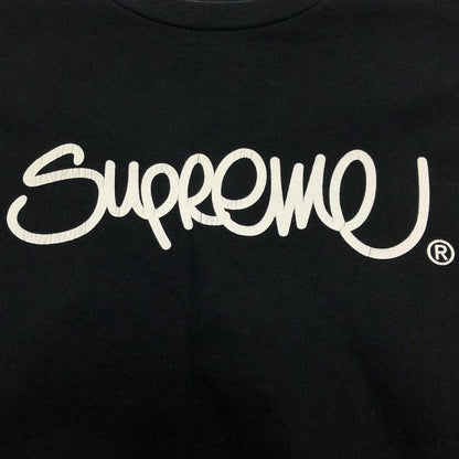 中古◆シュプリーム Tシャツ 22SS ハンドスタイル USA製 コットン メンズ サイズXL ブラック Supreme 【AFB39】