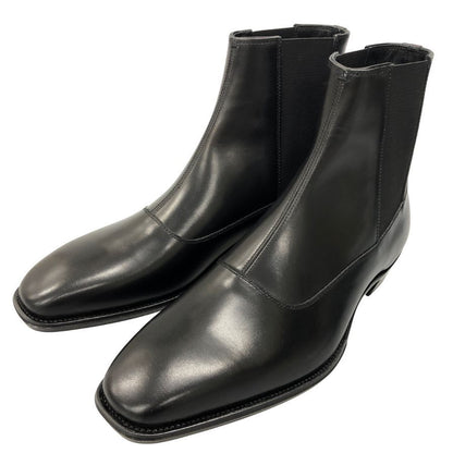 大塚製靴 M5-104 サイドゴア レザーブーツ ブラック サイズ25.5cm OTSUKA ブーツ 約25.5cm【LA】【中古】