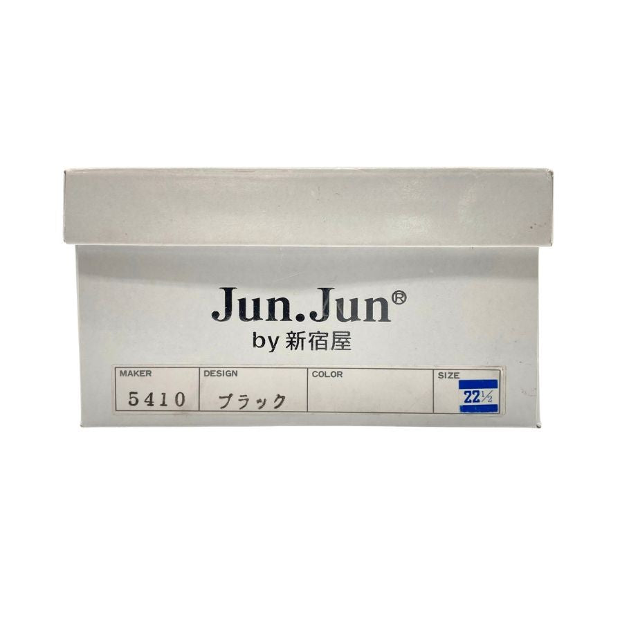 ジュンジュンバイ新宿屋 ハイヒール レザー 5410 ブラック サイズ22.5cm レディース Jun.Jun by shinjukuya 約22.5cm【7-12】