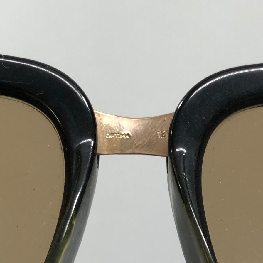 マルヴィッツ サングラス OPTIMA 18mm フルリム ブラック×ゴールド 135 MARWITZ【AFI15】