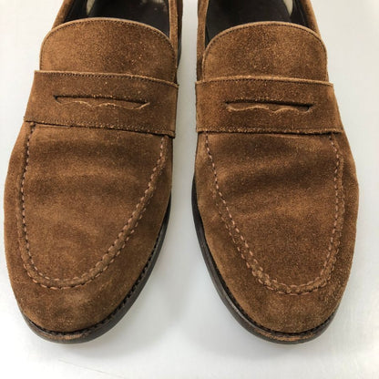 バーカー ローファー 4314FW12 スエード ブラウン サイズUK7F Barker 約26.0cm【AFC51】