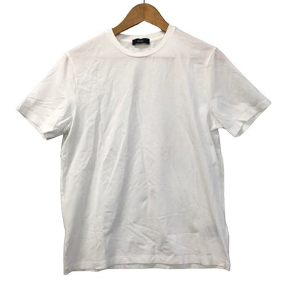 美品◆ヘルノ クルーネック コットン シャツ メンズ サイズ 44 ホワイト HERNO 【AFB38】