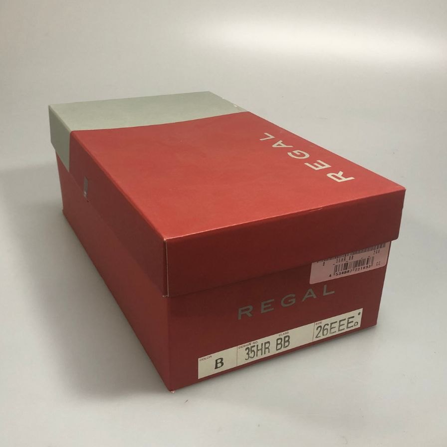 リーガル レザーシューズ ゴアテックス 35HR ストレートチップ ブラック サイズ26 REGAL 約26.0cm【AFD14】