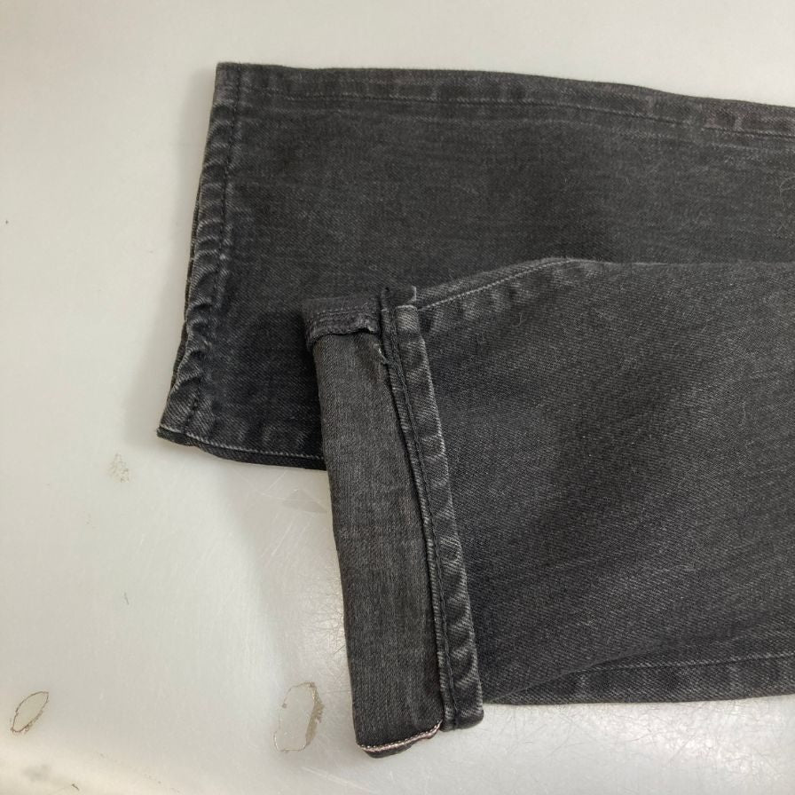 ロン ハーマン デニム パンツ USA製 セルビッジ 赤耳 メンズ サイズ31 ブラック Ron Herman Denim 【AFB41】
