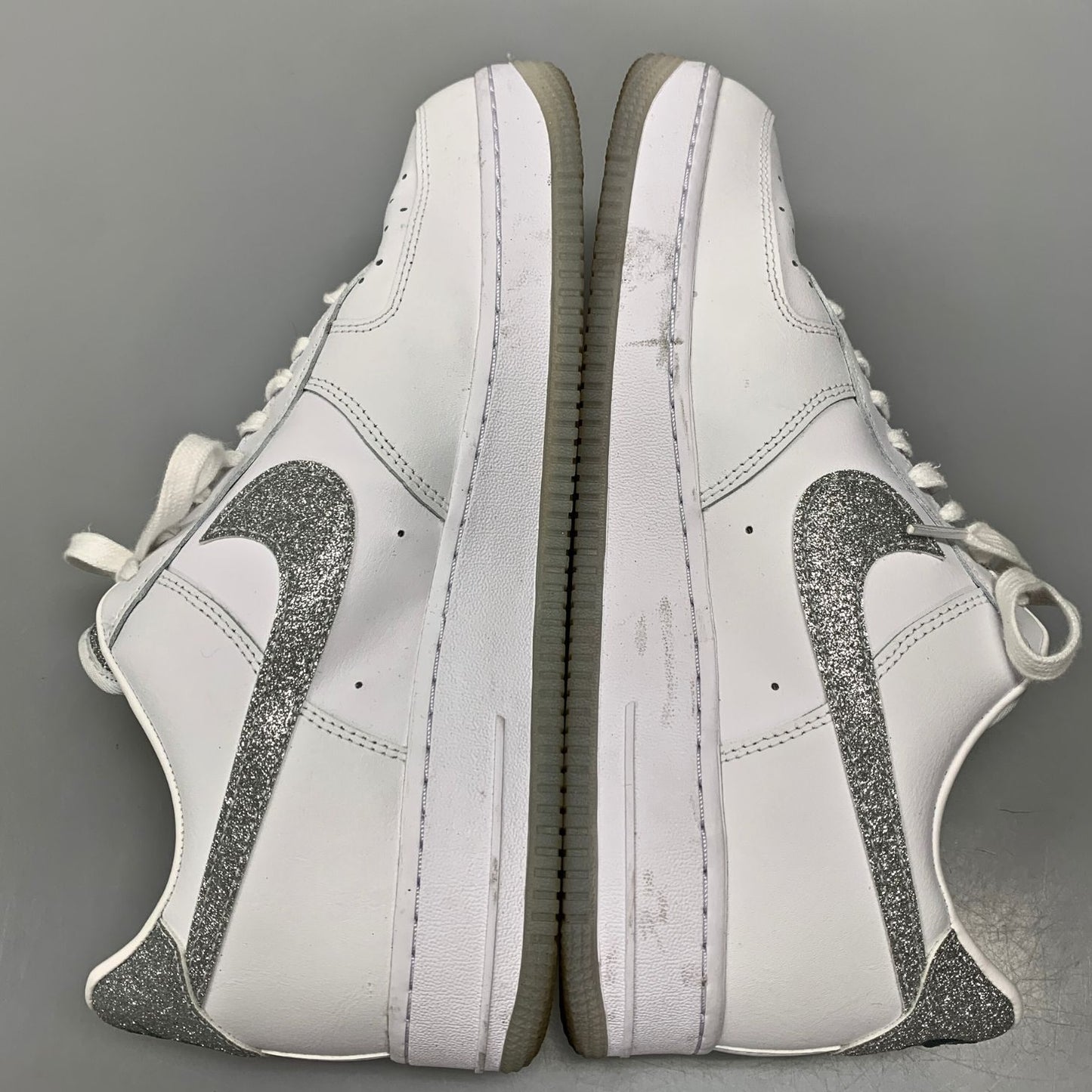 ナイキ エアフォースワン HQ3461-191 ラメ レディース ホワイト サイズ29cm NIKE 約29.0cm【AFD3】
