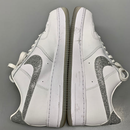 ナイキ エアフォースワン HQ3461-191 ラメ レディース ホワイト サイズ29cm NIKE 約29.0cm【AFD3】