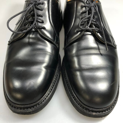 バーウィック 4406 レザーシューズ プレーントゥ レザー ブラック メンズ サイズUK7 Berwick ビジネスシューズ 約26.0cm【LA】【中古】