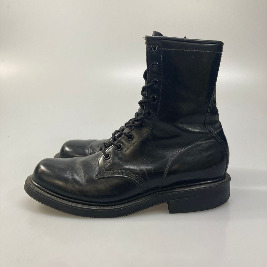 チペワ ブーツ レザー レースアップ サイズUS6.5 ブラック CHIPPEWA 約24.5cm【AFC42】