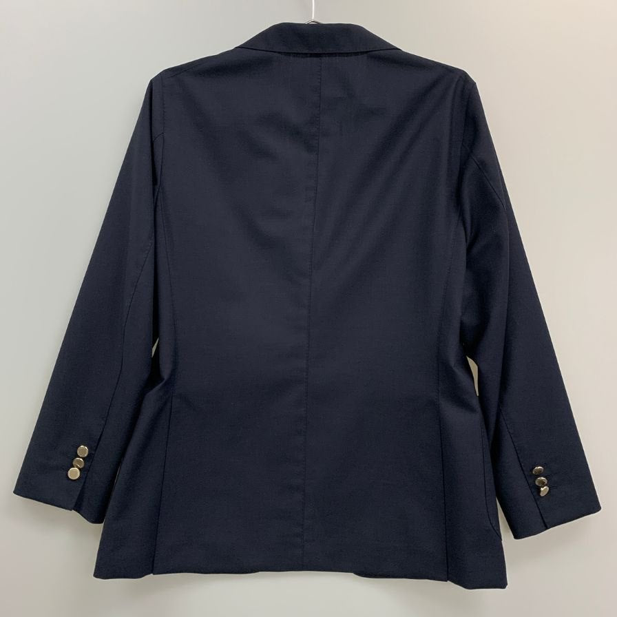美品◆マッキントッシュ ロンドン ウール＆モヘア テイラード ジャケット シルバーボタン メンズ サイズ 36 ブラック MACKINTOSH LONDON 【AFA18】