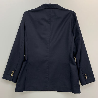 美品◆マッキントッシュ ロンドン ウール＆モヘア テイラード ジャケット シルバーボタン メンズ サイズ 36 ブラック MACKINTOSH LONDON 【AFA18】