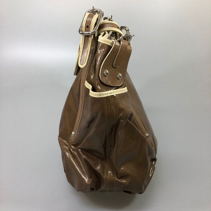 トッズ Gライン 2way ショルダーバッグ トートバッグ　ブラウン TODS【AFE8】