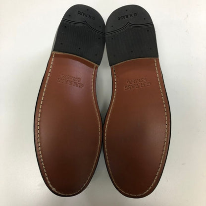 ジーエイチバス ローファー ウィージャンズ ラーソン シボレザー  サイズ9.5 メンズ ブラック G.H.Bass&Co. WEEJUNS LARSON 約27.5cm【AFD15-2】