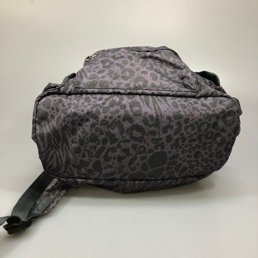レスポートサック リュック メンズ パープル レオパード柄  LeSportsac【AFE5】