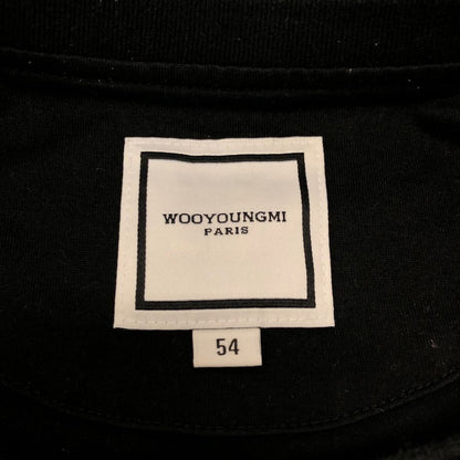 美品◆ウーヨンミ 半袖Tシャツ ブラック メンズ メンズ54 wooyoungmi 【AFB4】