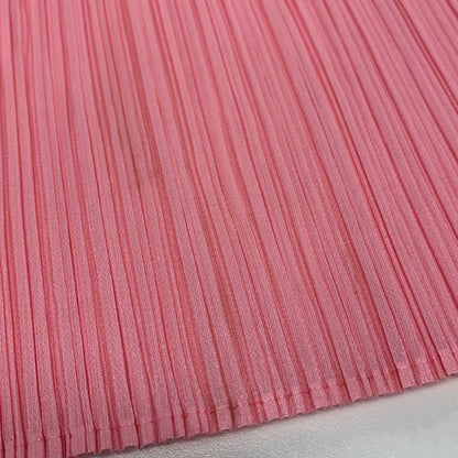美品◆プリーツプリーズ イッセイミヤケ ノースリーブ PP41JK002 ピンク フリーサイズ  PLEATS PLEASE 【AFB15】