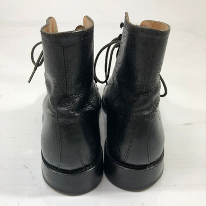 ヒロシツボウチ キャップトゥブーツ ブラック シワ加工あり サイズ6 メンズ HIROSHI TSUBOUCHI 約24.5cm【YB6】