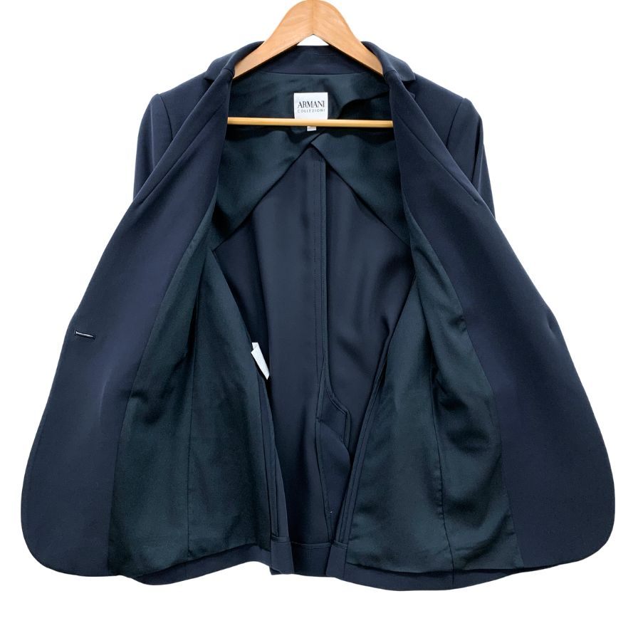 中古◆アルマーニコレッツェオーニ テーラードジャケット シングル 1B レディース サイズ40 ARMANI COLLEZIONI 【AFB15】