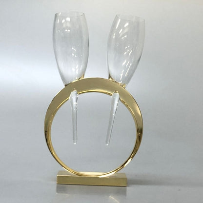 モエシャンドン グラススタンド ペア リングホルダー MOET&CHANDON【AFI26】【中古】