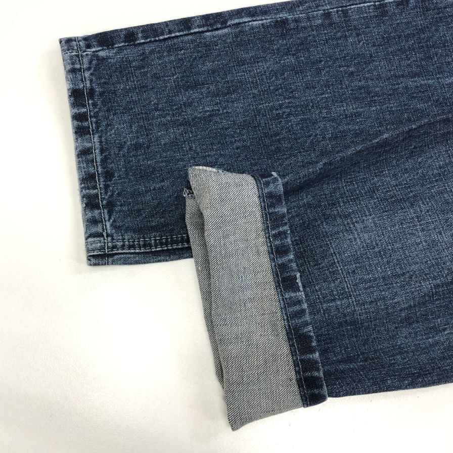 ドルチェ&ガッバーナ デニムパンツ レザーパッチ ダメージ加工 メンズ サイズ34 DOLCE&GABBANA 【AFB20】