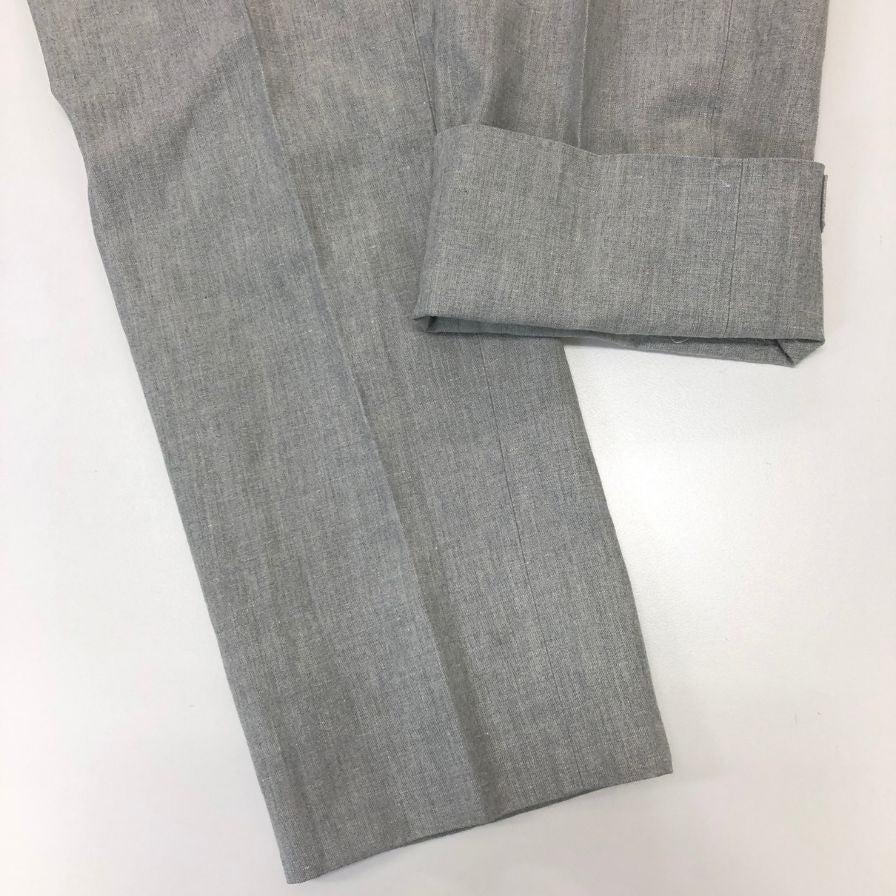 ジーティーアー  パンツ トラウザー サイドボタン リネン混 メンズ サイズ46 グレー系 GTA IL PANTALONE 【AFB36】