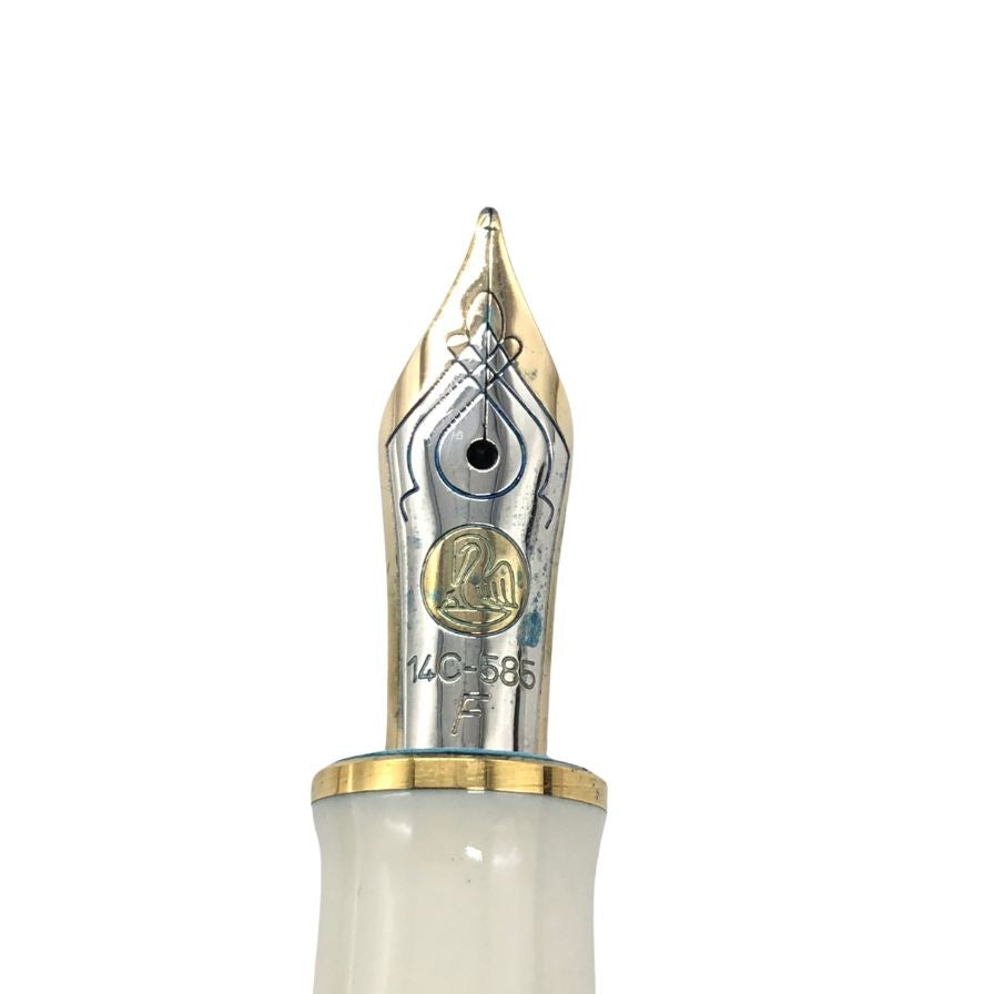 美品◇ペリカン 万年筆 スーベレーン ホワイトトータス ペン先14C-585 PELIKAN【AFI3】 – ストックラボ  オンライン｜ブランドヴィンテージ