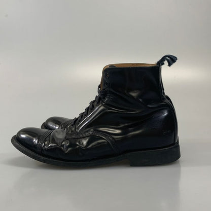 サンダース ミリタリーダービーブーツ 1595B ブラック メンズ サイズUK7 Sanders 約25.5cm【AFC44-2】