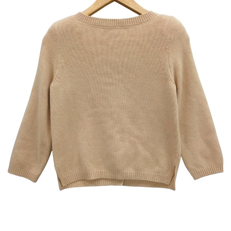 美品◆フォクシー カーディガン 肩パット付  30378  レディース  サイズ38 ブラウン  FOXEY 【AFB4】
