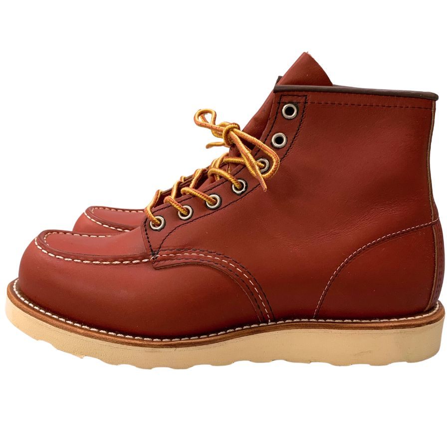【US7.5E／25.5】レッドウィング 9876 半円犬タグ 復刻 BEAMS US7.5E／25.5】レッドウィング 9876 半円犬タグ 復刻 BEAMS（RED