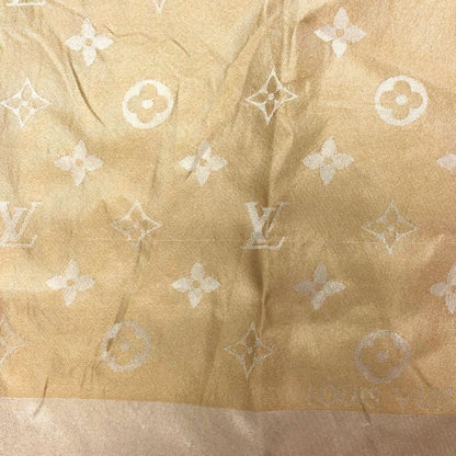 ルイヴィトン スカーフ モノグラム ベージュ LOUIS VUITTON【AFI22】