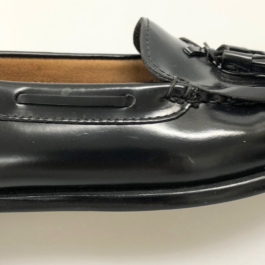 ジーエイチバス タッセルローファー  レディース ブラック サイズUS7 G.H.BASS ローファー 約24.5cm【LA】【中古】