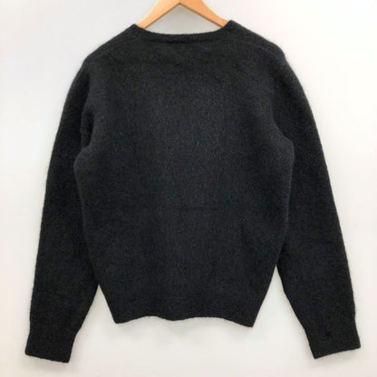 極美品◆ディースクエアード ニット トップス ロゴプレート レディース サイズL ブラック DSQUARED2 【AFB19】
