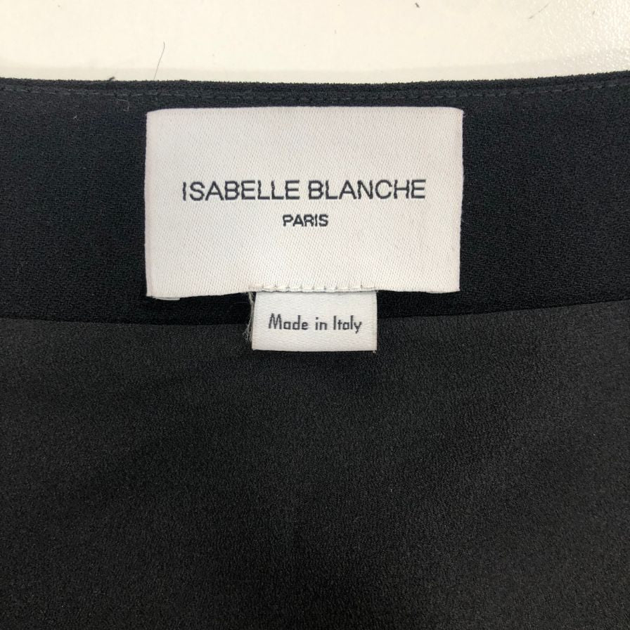 イザベル ブランシュ ラップスカート ブラック レディース サイズXXS Isabelle Blanche【AFB51】