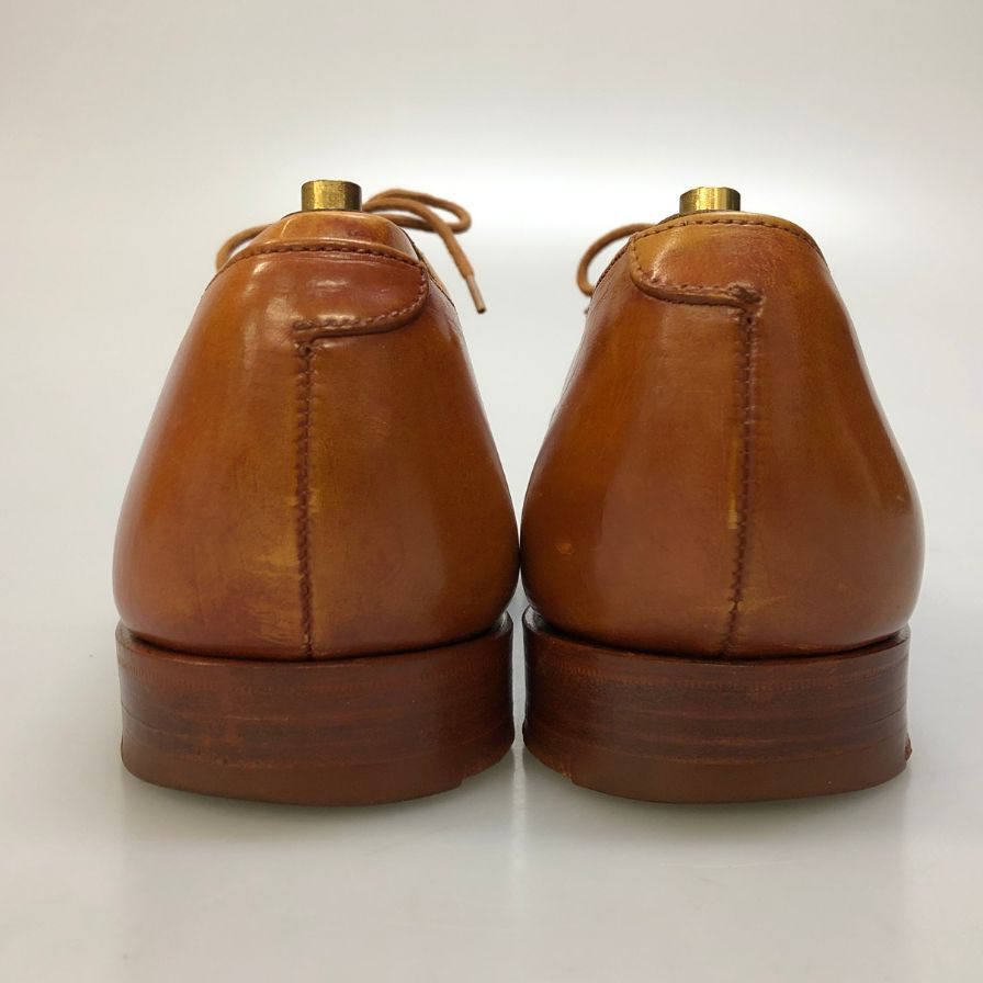 クロケット＆ジョーンズ エッジウェア 5247 X26993 メンズ サイズ 6ハーフ ブラウン CROCKETT&JONES EDGWARE ビジネスシューズ 約25.0cm【LA】【中古】