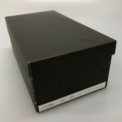 宮城興業 SQ-002 3アイレット Vフロント パターンオーダー アノネイレザー ブラック サイズ25.0cm メンズ miyagikogyo 約25.0cm【AFD12】