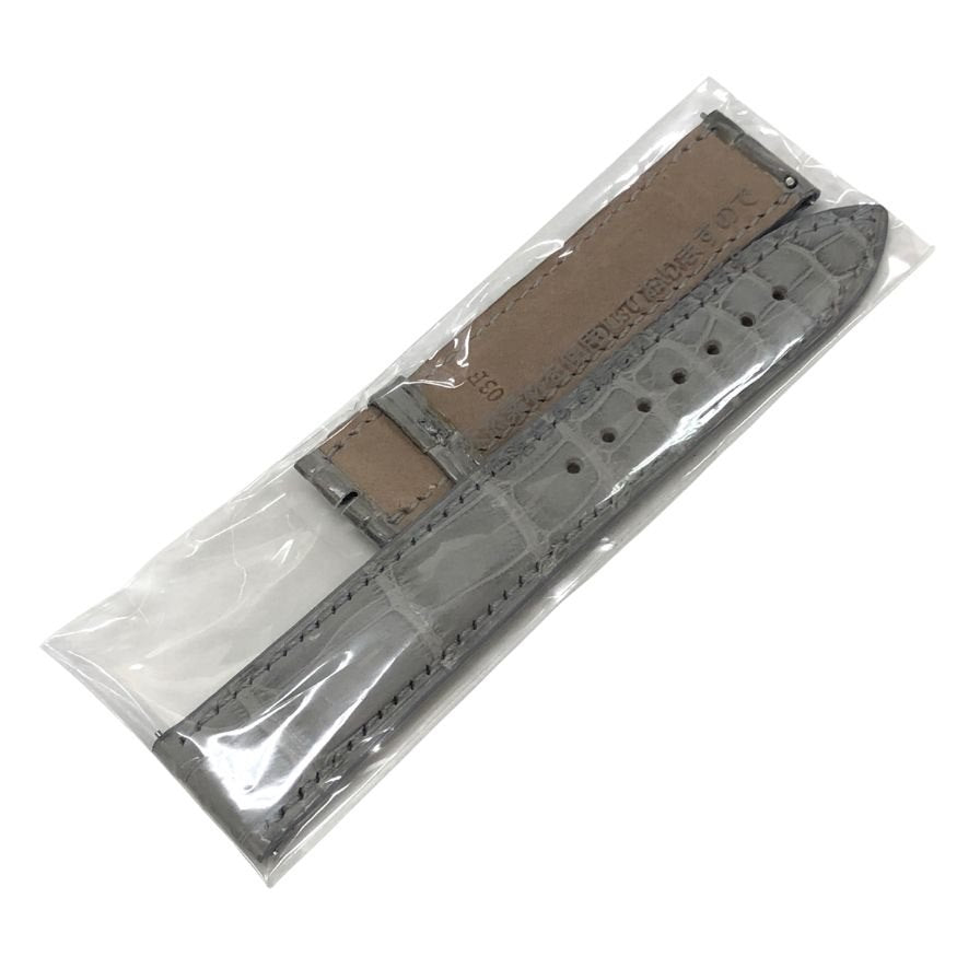 フランクミュラー ベルト 5850 クロコ メンズ グレー FRANCK MULLER【AFI7】