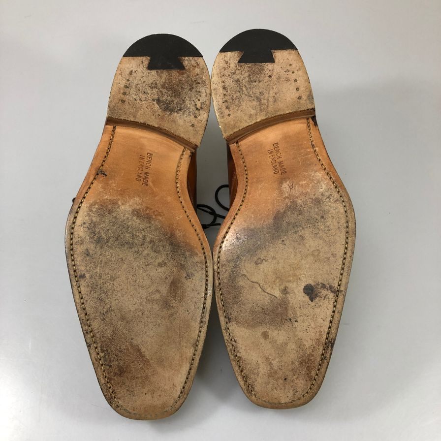 ポールスミス レザーシューズ Uチップ イングランド製 メンズ サイズ UK7 ブラウン PaulSmith 約25.5cm【AFC53】