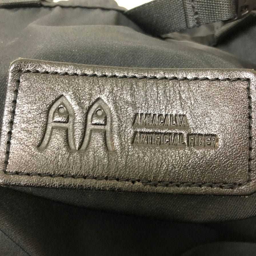 アミアカルバ ナイロン トートバッグ ブラック AMIACALVA【AFE4】