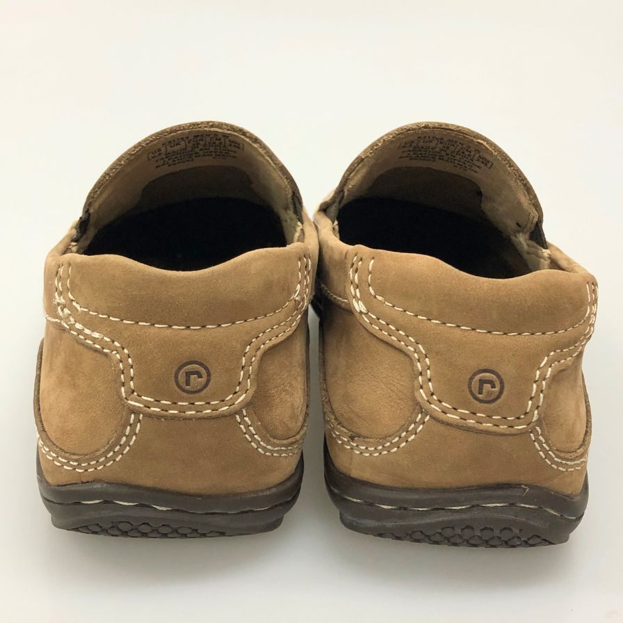 ロックポート アディダス スリッポン ドライビングシューズ スエード メンズ ブラウン系 サイズ24.5cm ROCKPORT adiPRENE by adidas 約24.5cm【AFC3】