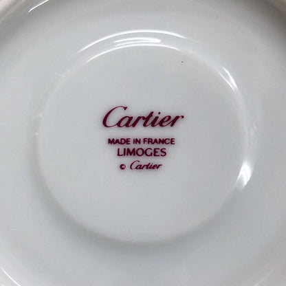カルティエ パンテール リモージュ ミニプレートセット パンサー ブルー Cartier【AFI18】【中古】