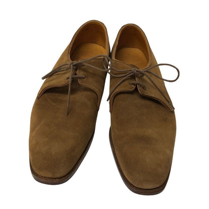 グレンソン プレーントゥ 31029 スエード  ブラウン メンズ サイズUK7 GRENSON 約25.5cm【YB6】