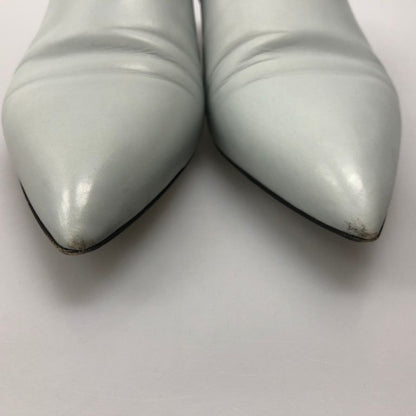 ジルサンダー アンクルリング パンプス レディース サイズ40 ライトブルー JIL SANDER 約26.0cm【AFD5】