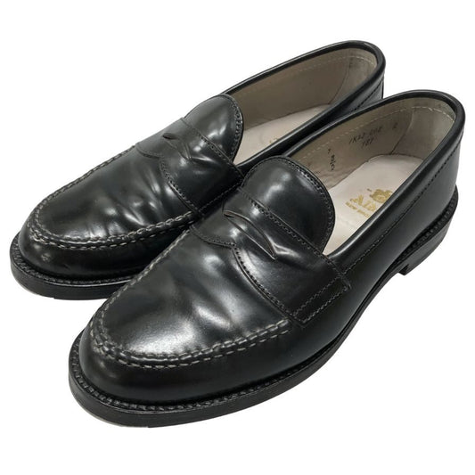 オールデン 987 R品 ペニーローファー コードバン メンズ ブラック サイズ 25.0 ALDEN ローファー 約25.0cm【LA】【中古】
