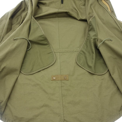 中古◆エムエスジーアンドサンズ コート M1948 PARKA フィッシュテール コヨーテファー メンズ カーキ サイズM MSG&SONS【AFB17】