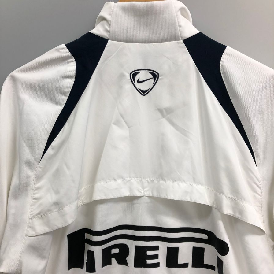 中古◆ナイキ ピレリ インテル 1908 ジップアップジャケット ホワイト メンズ サイズM NIKE 【AFB7】